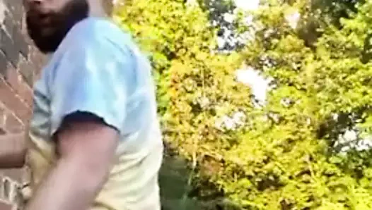 Açık havada kremalı pasta