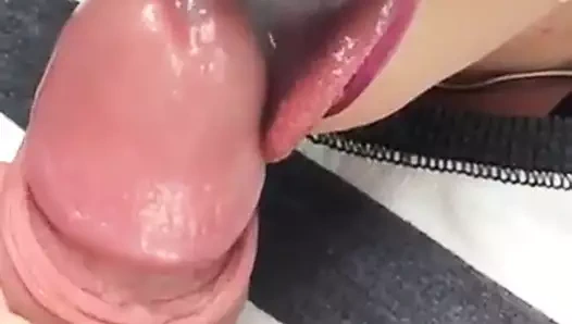 Ağzına çok büyük boşalma