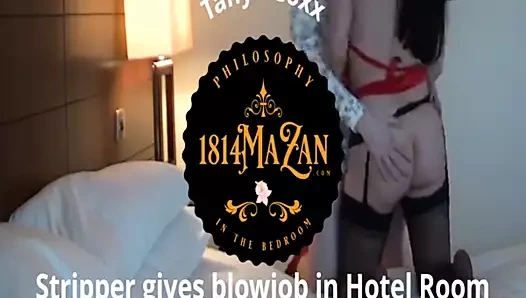 Asmr bir otel odasında kırmızı elbiseli striptizci öpüşme
