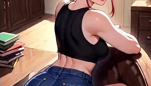 Hentai anime - without a condom because it feels richer