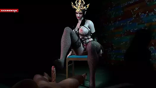 Başka bir simülasyondan 3 boyutlu kız - 3d animasyon