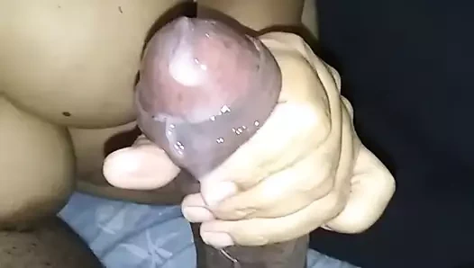 Excelente paja de mi chiquita ...