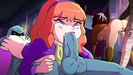 Velma ve Daphne (Scooby Doo) korkunç yaratıkların bir sürü tarafından alındı