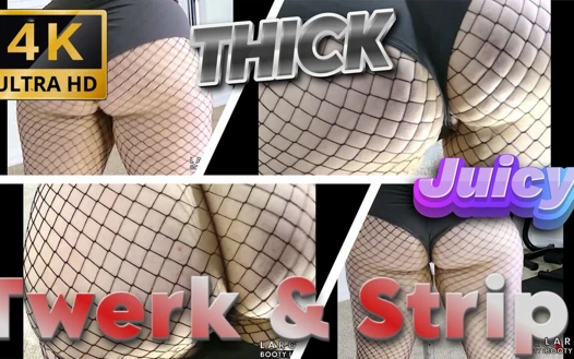 Tombul ve sulu - file pawg twerk ve striptiz gösterisi - göt deli gibi zıplıyor!