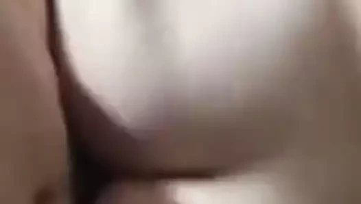 Sıcak kaba vurma ile benim ince kız arkadaş