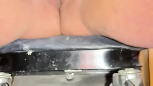 Garajda boşalıyor