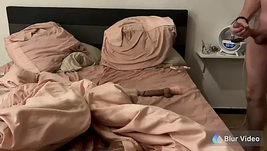 Surprise! I come across my stepsister fingering herself... she ends up with her mouth full