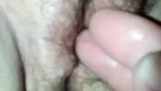 Karısının ıslak kedi yakın çekim