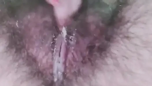 Mastürbasyon + kremsi amcık