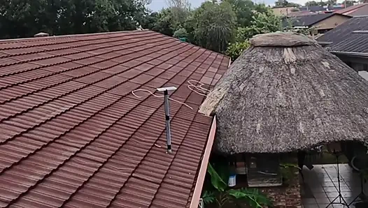 Drone'mla uçarken komşularımı sikişirken yakaladım