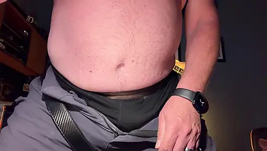 Daddy just busting a load on my desk again.