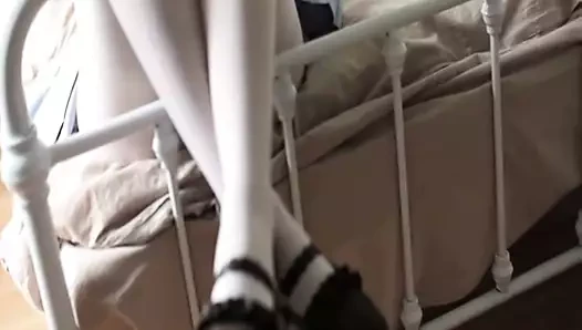 beyaz külotlu çorap