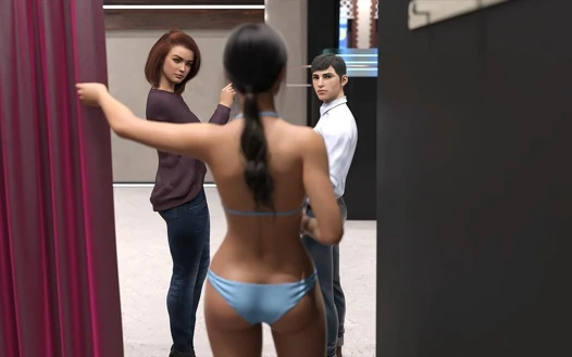 Arzu fısıltıları #3 Louis Sarah'ı mayo içinde gördü