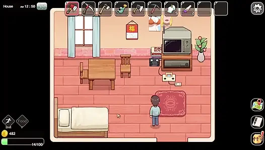 Village Rhapsody - üniversiteli kız büyük yarağımla oynuyor