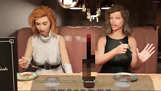Haley hikayesi #18 - Johannes adriana ve haley'i aynı anda sikiyor