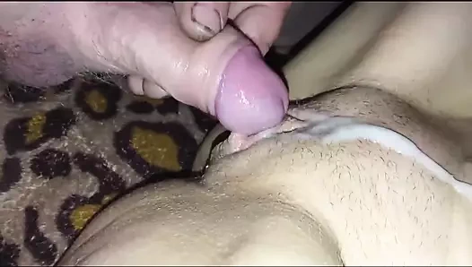 Küçük amcığımda partnerimden boşalma