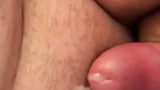 amatör karısı alır bir krem ​​pasta