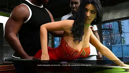 Ana heyecan verici - iki büyük zenci yarağı ile sikişiyor, film çekiyor