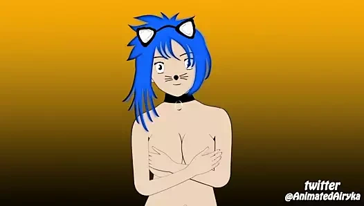 Animasyonlu airyka halloween üstsüz dans