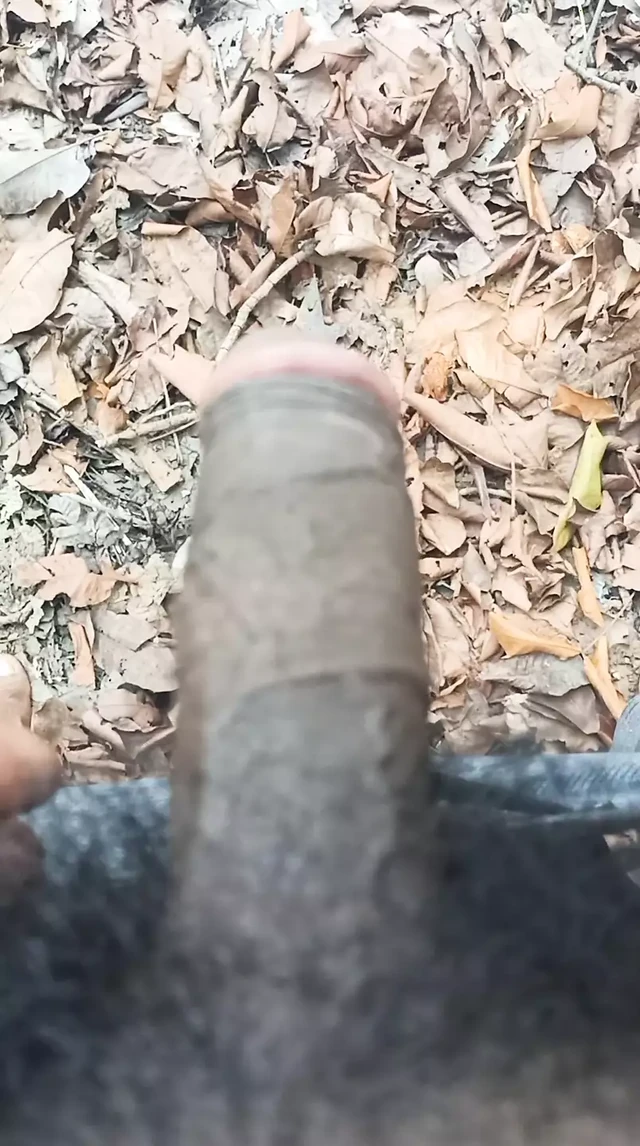 Husband hand job for outdoor