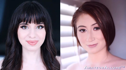 Amatörler Alison Fields ve Ava Davis iyi bir alıyor