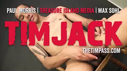 Horny free spirit Jerks it for the camera