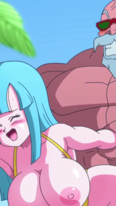 Kame Paradise Multiversex 2 - Roshi Fucking Maron Krillin's Bride | Clip 1