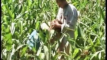 Sodomie dans le jardin avec papy