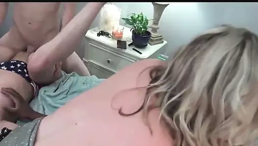 Üvey yüz ırklararası beşli ile bjs ve hardcore di