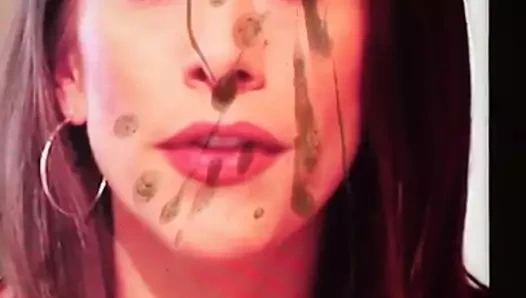 Ana Kasparian'ın yüzüne boşalma