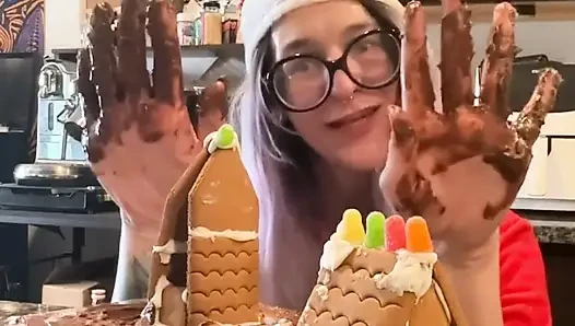 8 inçlik topuklu 73 dev kadın zencefilli bir köyü süslüyor