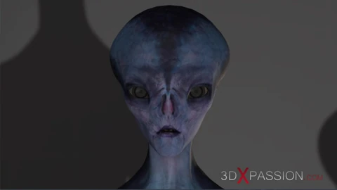 Area 51. smuk pige bliver kneppet hårdt af en brutal stor mand