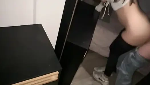 with my best friend's girlfriend sneakily at the party we almost got caught