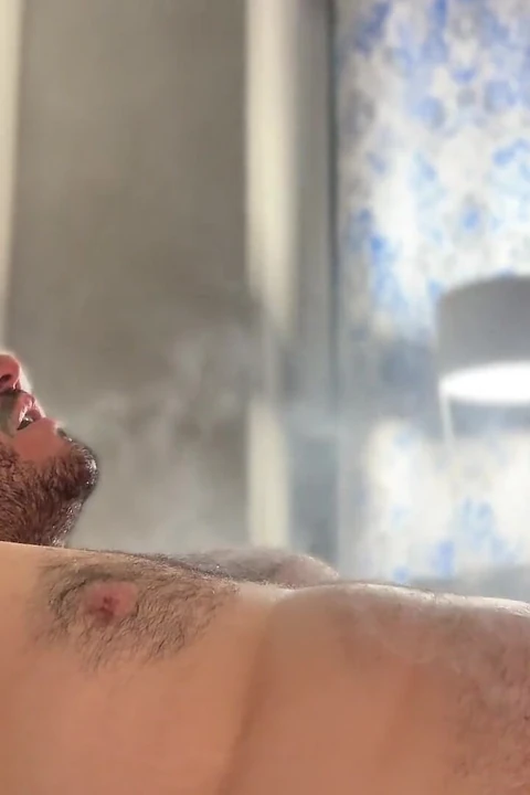 Gay Bear Smoking Clouds Clean