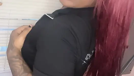 Babacık için destine boşalıyor