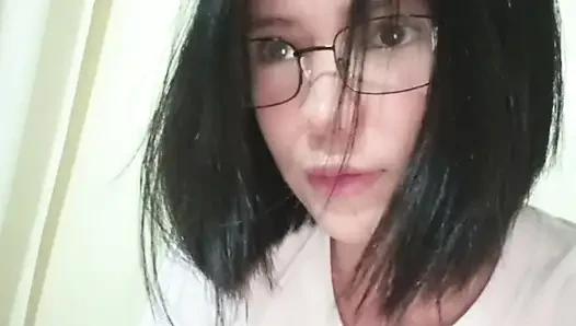 Sucking my Stepbrother's dick while resting - POV