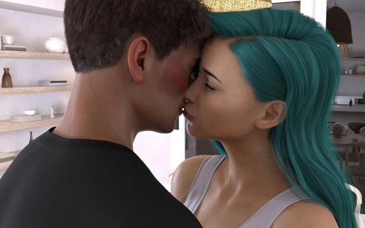 Harmony Haven - bölüm 1 - v1.0 - bella Kevin'i dudaklarından öpüyor