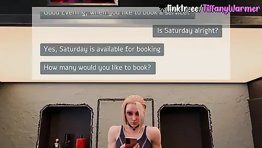 Cammy stres rahatlama paketini alıyor