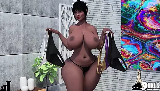 Acayip beyaz adam malikanesinin her yerinde büyük ganimet abanoz orospuları becermek için alır