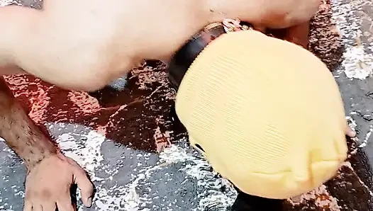 "Mistress Fruit Spit Feeding & Intense Foot Worship  Shoe Kissing BDSM Session Part 4