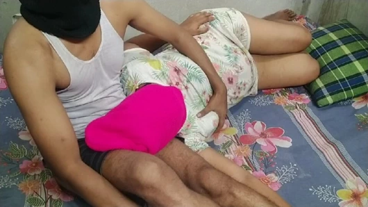 Village desi wife and husband tightpush real home couple