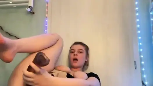 Double penetration two dildos with jucielussie