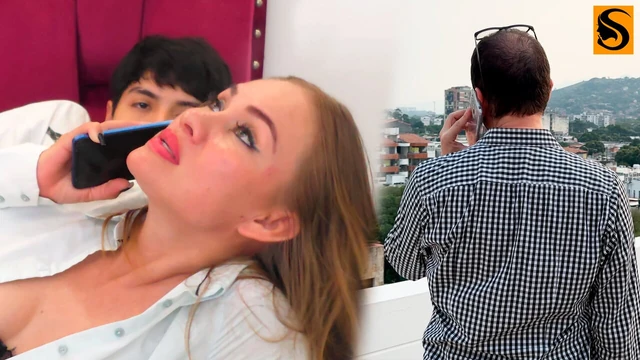 Я ТРАХАЮ СВОЕГО ПАСЫНКА, ПОКА РАЗГОВАРИВАЮ ПО ТЕЛЕФОНУ С МУЖЕМ