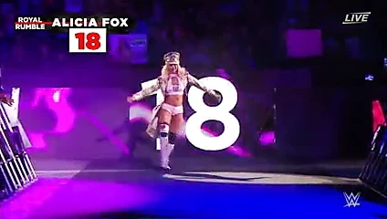 Alicia fox - 2019 wwe royal rumble girişi