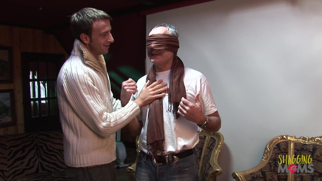 Horny blond slut wants more than one hard cock