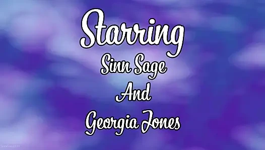 Kız arkadaşım Sinn Sage, Georgia Jones'un yer aldığı heteroseksüel porno izliyor