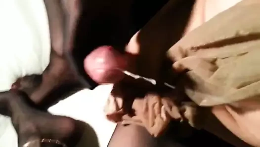 Cum üzerinde benim hanımları kokulu külotlu çorap 2