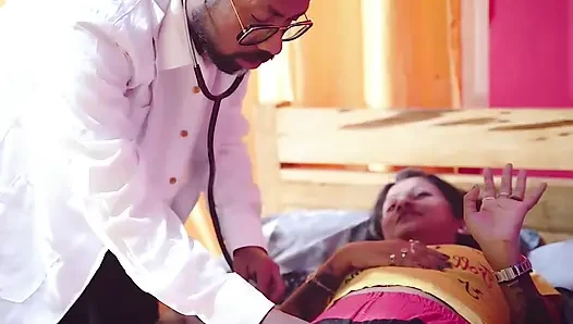 Doktor hastayı görmeye gitti ve o kızı sikti.
