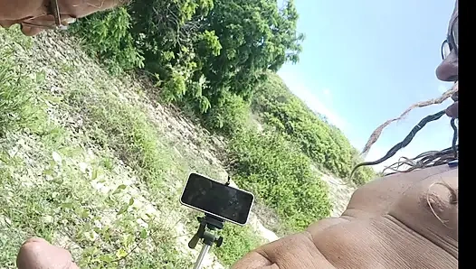 Katia Heffner Brezilya plajlarında