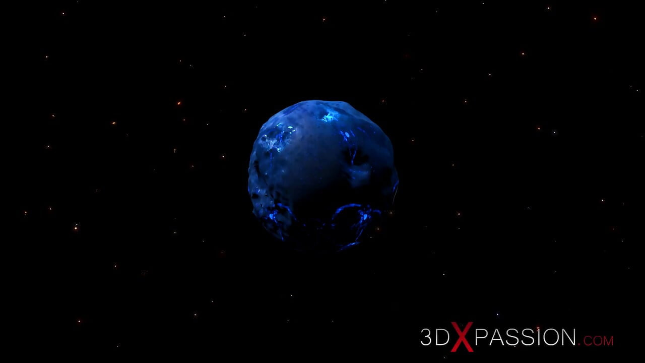 Azgın zenci kız exoplanet'deki ana kampta seks androidi tarafından sert sikiliyor